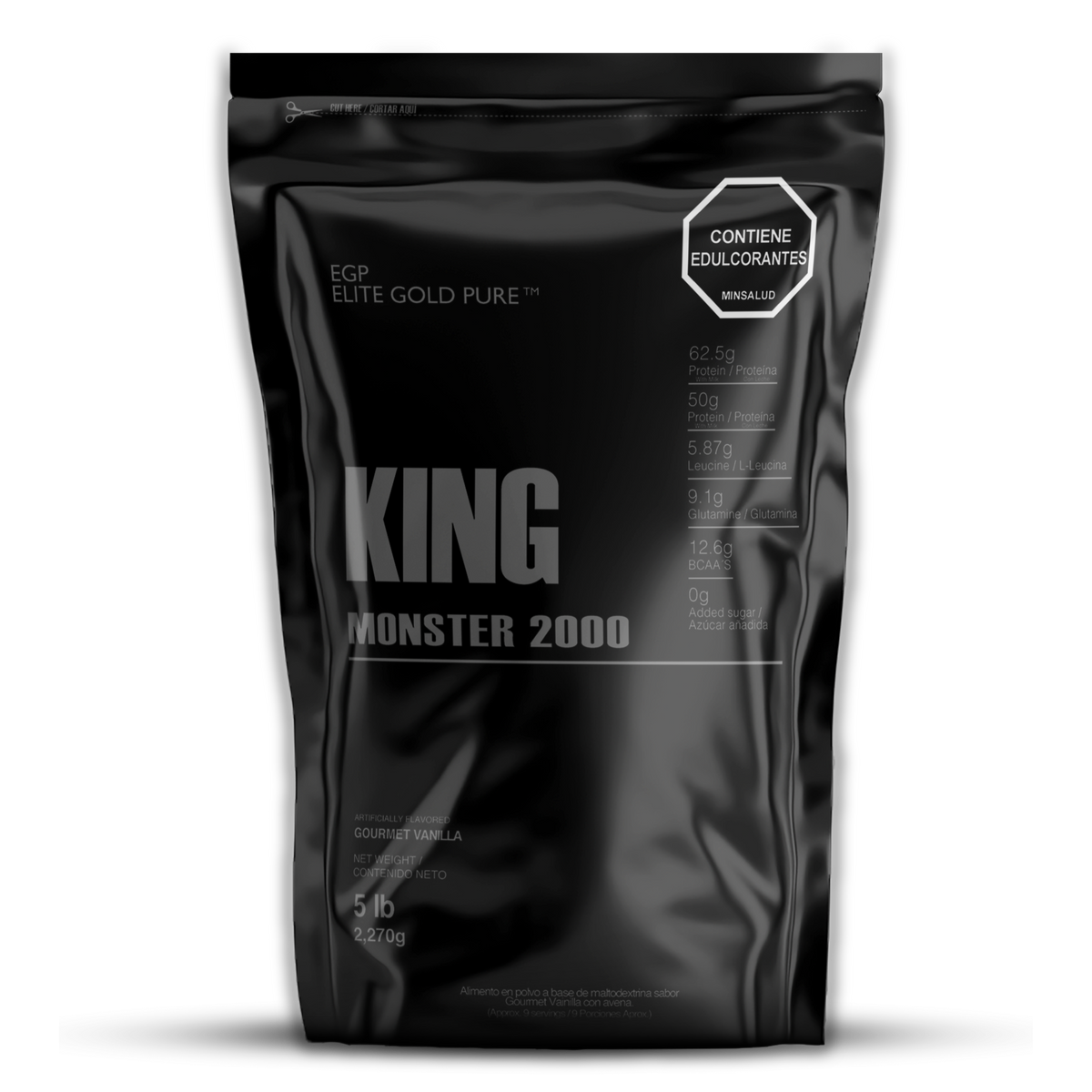 KING MONSTER 5 LIBRAS GOURMET VANILLA – EGP ELITE GOLD PURE