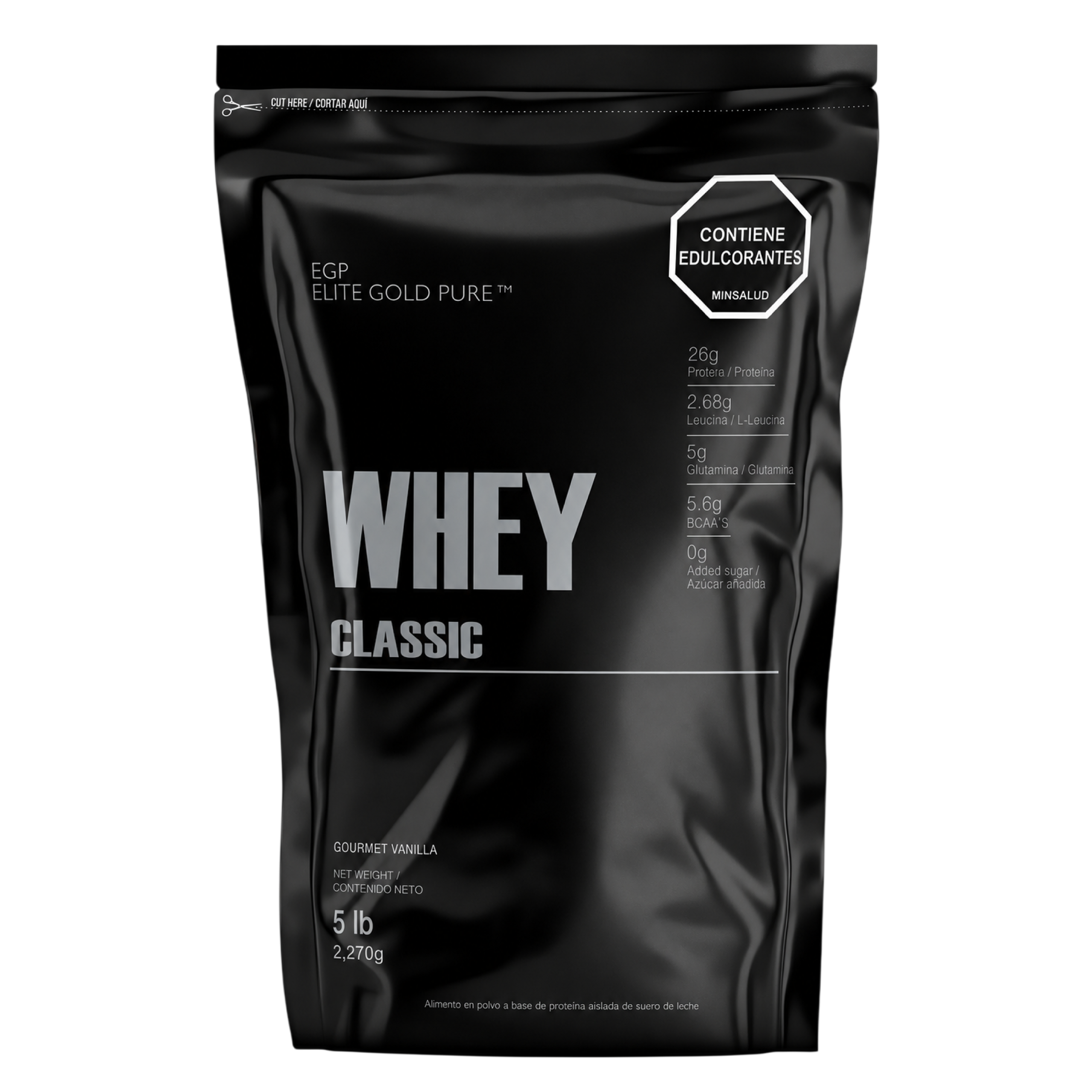 WHEY PREMIUM 5 LIBRAS GOURMET VANILLA - EGP ELITE GOLD PURE